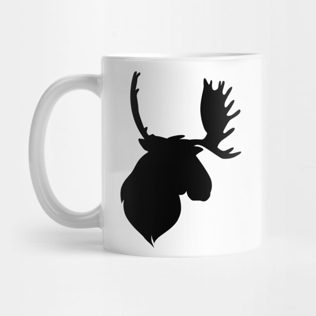 Deer Head Silhouette by imdesign